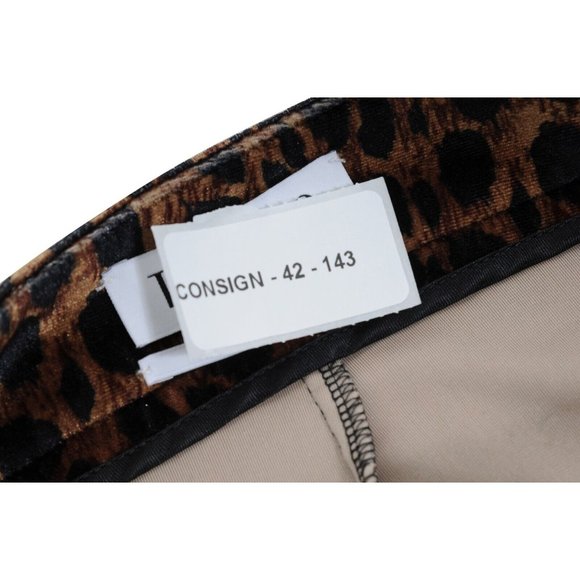 The Attico Cheetah Leggings Pants IT42 Gold Black Animal Print Zip Leg - Picture 10 of 10